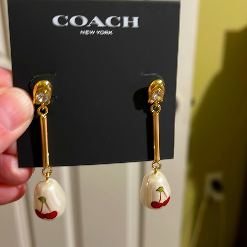 Coach earrings